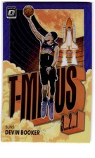 2021-22 Donruss Optic #15 Devin Booker T-Minus 3...2...1 Purple