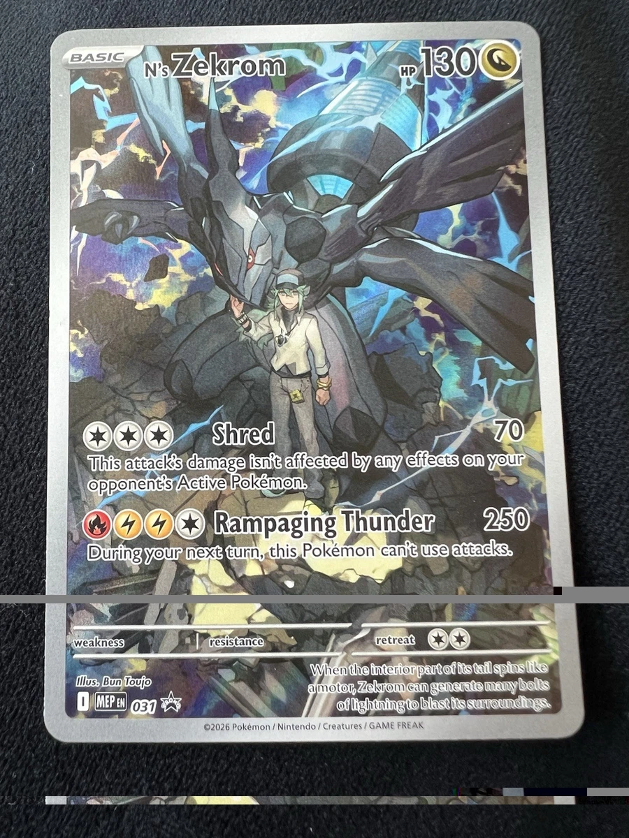 Zekrom Holo Pokémon TCG Individual Collectible Card Game Cards for