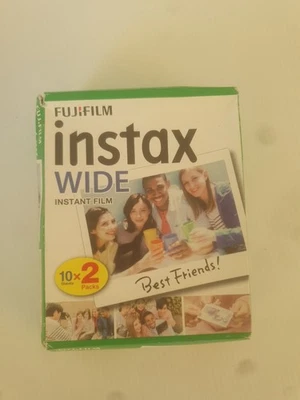 Fujifilm INSTAX WIDE ISO 800 Instant Film  2 X 10 Shot Pack *Expired 06/2020* - Photo 1/4