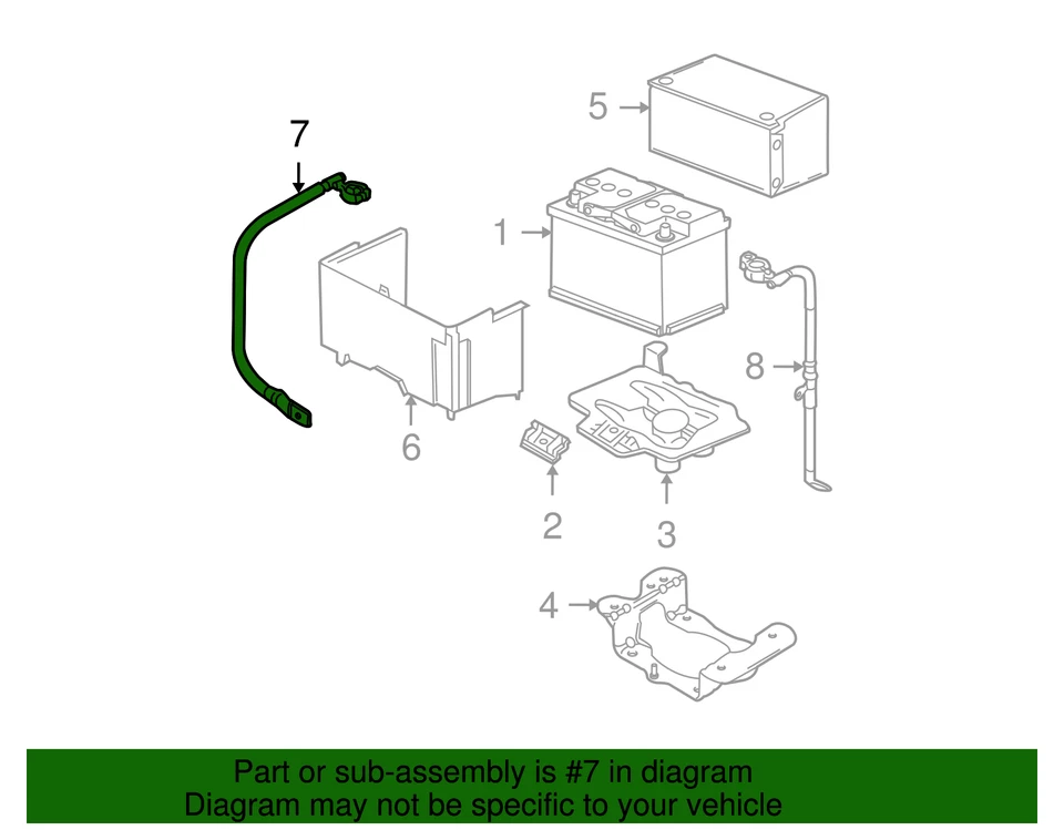 Cable positivo original Volkswagen 1C0-971-228-F Foto 2 de 3