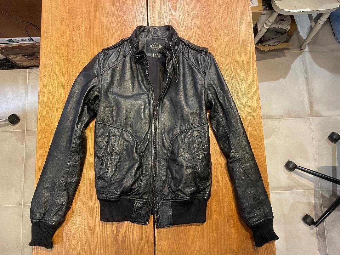 ジャケット・アウター HYSTERIC GLAMOUR leather jacket black Hysteric Glamour Leather Jacket Black Size 1 S Wrinkle Finish Slim