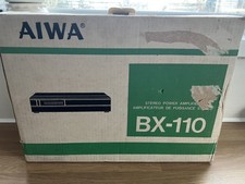 Aiwa BX-110 Stereo Power Amplifier   Brand new  Boxed Black please read 