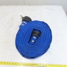 Discharge Hose 3"x 50  PVC Lay Flat Hose Backwash Drain Hose w/Camlock Ends