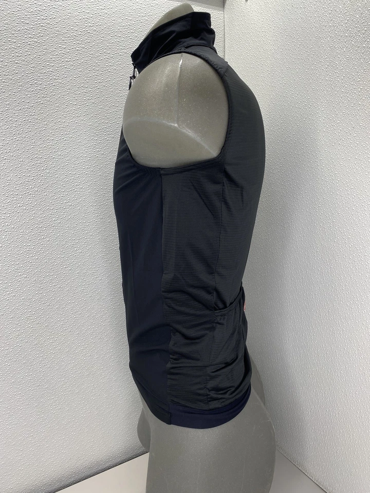 Chaleco de hombre CASTELLI Espresso a prueba de viento para ciclismo, negro claro, X-grande Foto 3 de 4