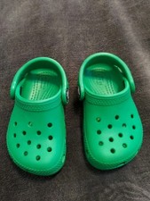 Crocs Toddler Green Classic Clog US 5 Comfort Durable Kids
