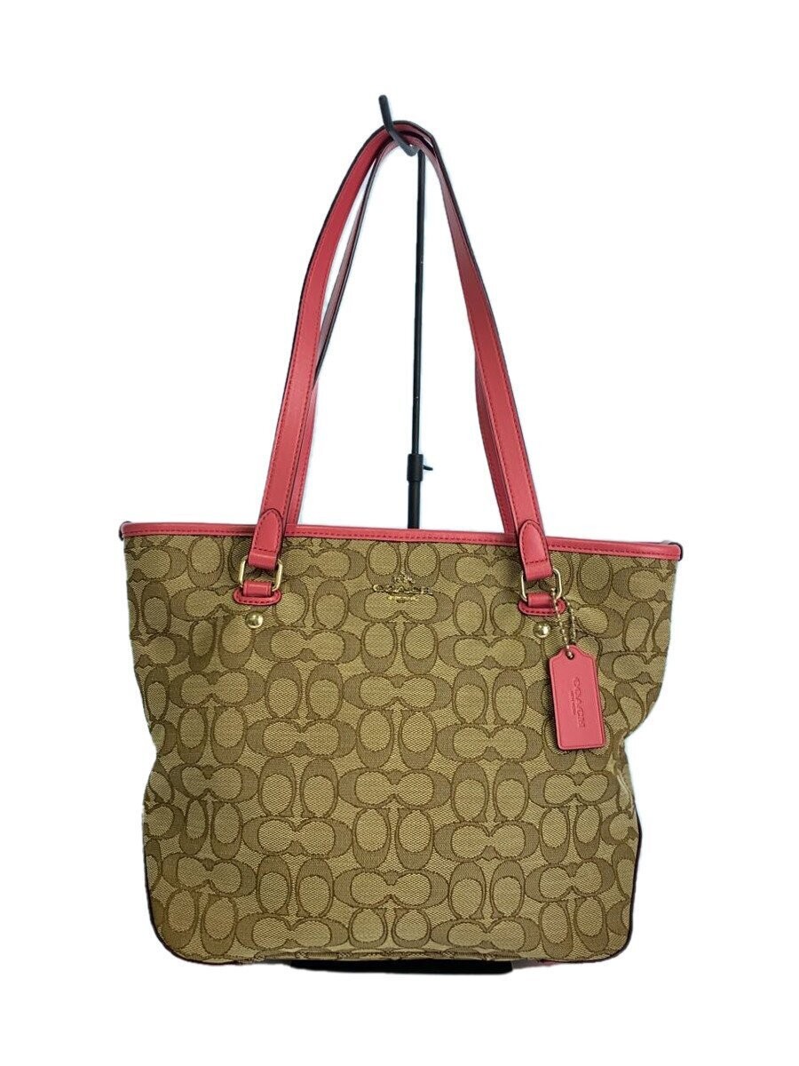 Vintage Coach Pink Leather Crossbody Bag 24x29.5x10cm