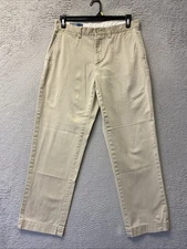 Polo Ralph Lauren Chino Pants Mens Size 33x32 trousers RL Khaki /160-30