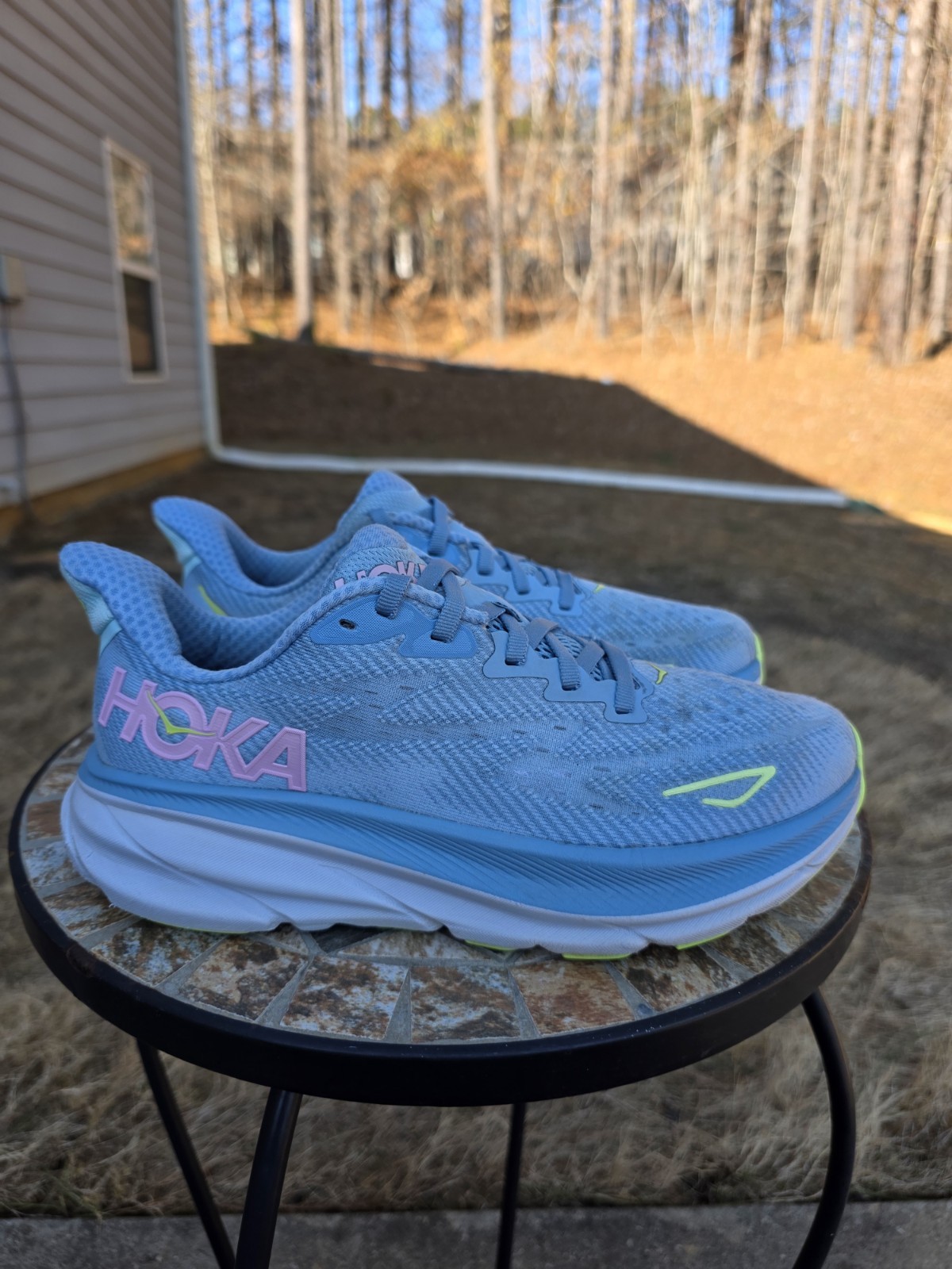 Hoka Clifton 9 1127896 DNK Dusk/Pink Twilight Running Shoes Women's Size 7 B 