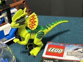 LEGO Jurassic World: Dilophosaurus Ambush (75916) 100% Complete With manuals