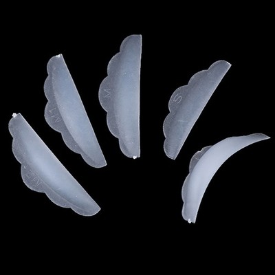 5Pairs Silicone Eyelash Perming Pad Lashes Rods Shield Lifting 3D Eyelash Cur Y4