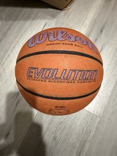 WILSON Men's Evolution Game Basketball 29.5" Official Size 7  Weight - Indoor