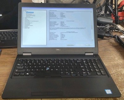 Dell Precision 3530 15.6  W/ i7-8850H 2.60GHz, 8GB RAM, 256GB SSD.