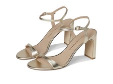 Stuart Weitzman Womens Babette 85 Light Gold 8 Medium 