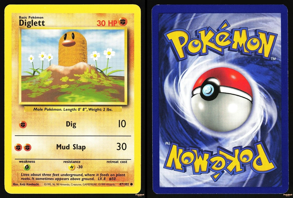 Diglett Pokemon Card for sale | eBay
