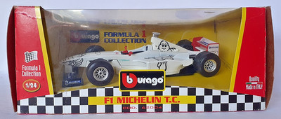Burago 1:24 62004 F1 Michelin T.C. Formel 1 Rennwagen #10 Michelin Man Boxed