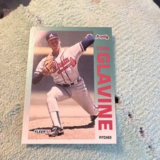 Fleer 1992 Tom Glavine Atlanta Braves #358 Baseball Base Set Card