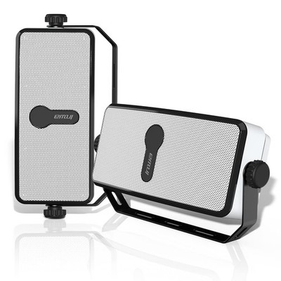 Bluetooth Outdoor Speaker, IPX5 Waterproof Wall Mount Speaker, Wireless Sync ...