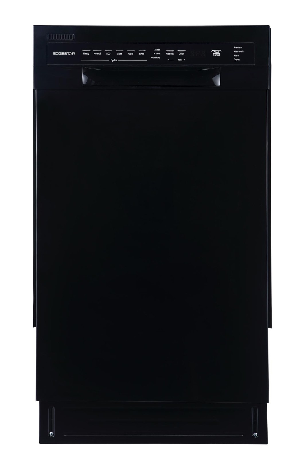 EdgeStar BIDW1802BL 18 inch Portable Built-In Dishwasher