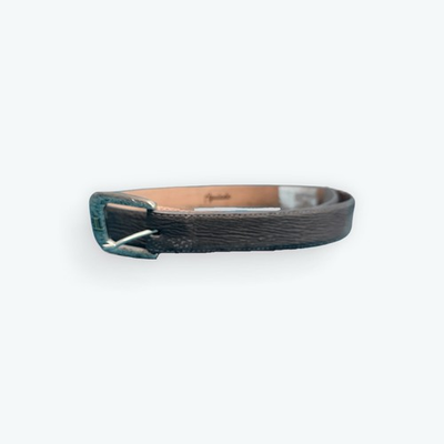 #ad Azulado Charcoal Sanded Shark Belt Size 38 *BUCKLE NOT INCLUDED* $50.00