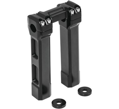 Kuryakyn 6135 8'' Billet Handlebar Risers Black