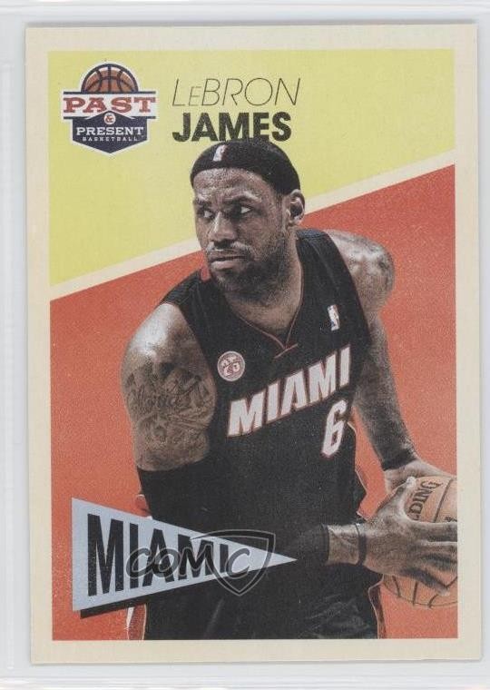 2012-13 Panini Past & Present Variation LeBron James #7 cj2
