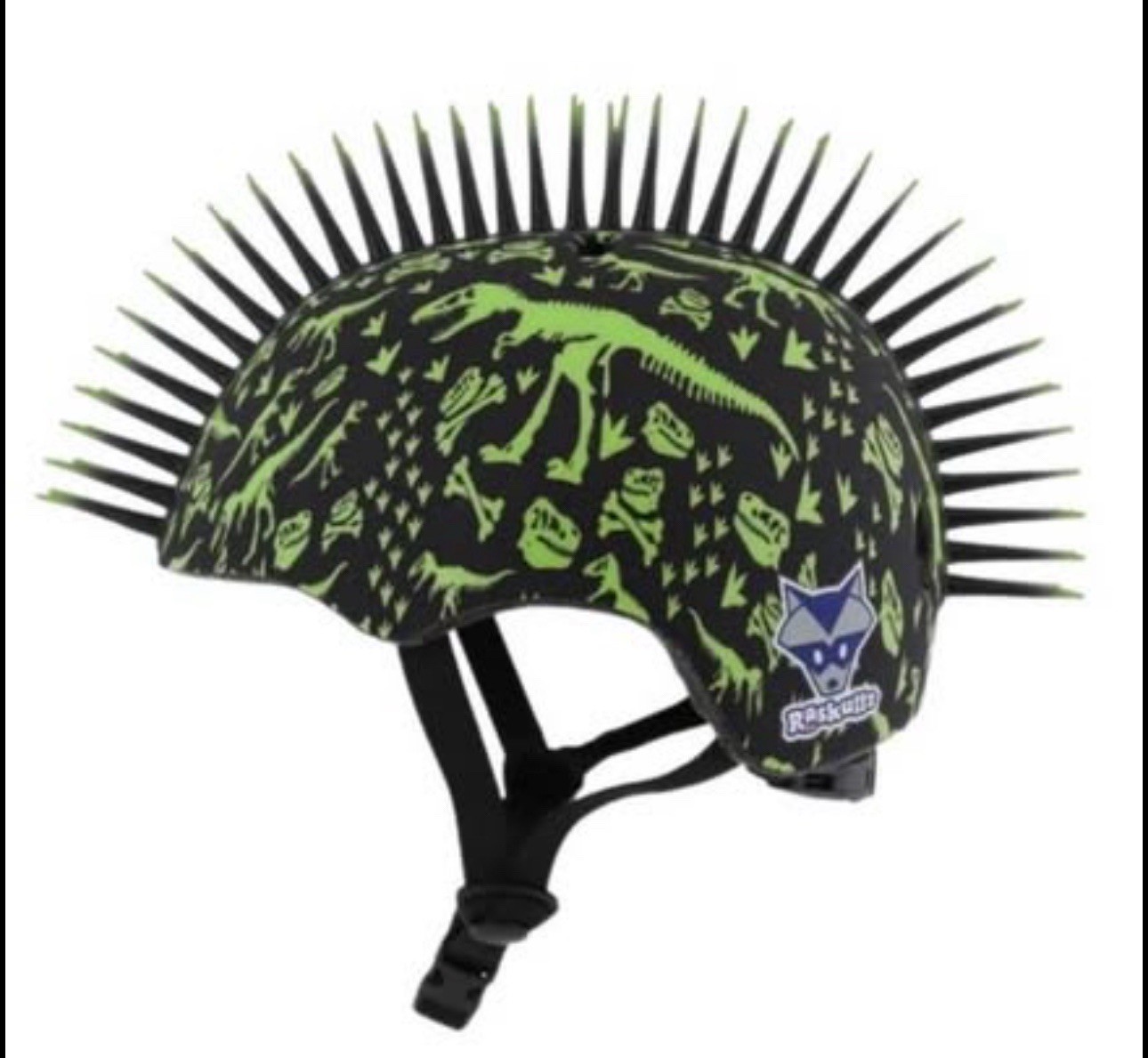 Raskullz Tyrannosaurus Bonez Dinosaur Mohawk Bike & Skate He