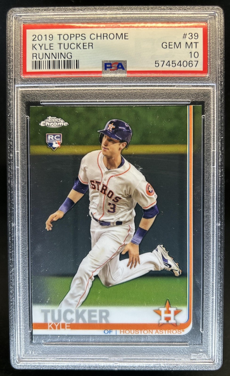 2019 Topps Chrome Kyle Tucker Rookie RC #39 Astros PSA 10 GEM MINT