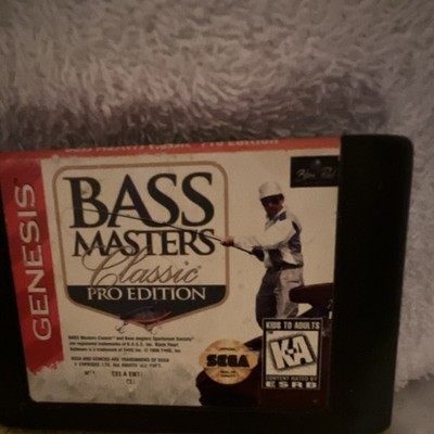 SEGA Bass Masters Classic Pro Edition - Sega Genesis Game Cartridge