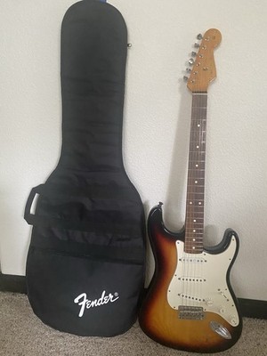 Fender 60's Stratocaster Electric Guitar MIM 3-Color Sunburst w/Gig Bag/upgrades