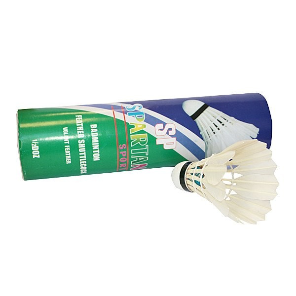 Lotki/PiłKi Do Badmintona Spartan Naturalne PióRa 6 Szt. Spartan GmbH-image