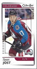 2017-18 O-Pee-Chee Mini #M46 Tyson Jost - HKY