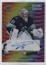 2023 Upper Deck Allure Color Flow Full Rainbow Philipp Grubauer #CFA-PG Auto 8i3