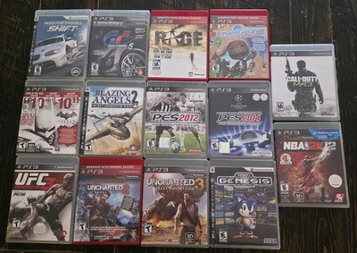 PS3 Sony Playstation 3 Game Lot 14 No Scratches