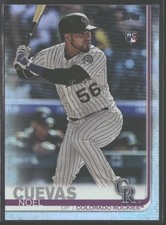2019 Topps #417 Noel Cuevas Rainbow Foil