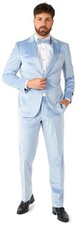 OppoSuits Men's Tuxedos Vintage Blue Velvet - Opposuits