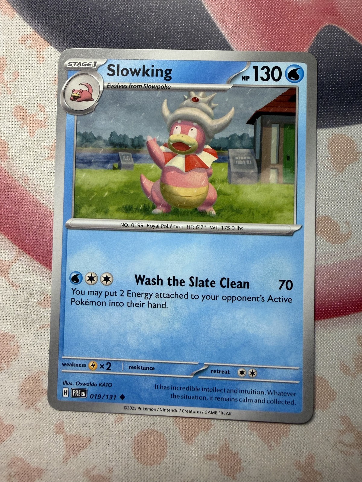 Slowking Uncommon SV: Prismatic Evolutions 019/131 NM English Pokemon Card