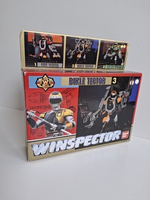 Original BanDai WSP Winspector Figur Biker Tector Brian KOMPLETT NEU OVP Ban Dai