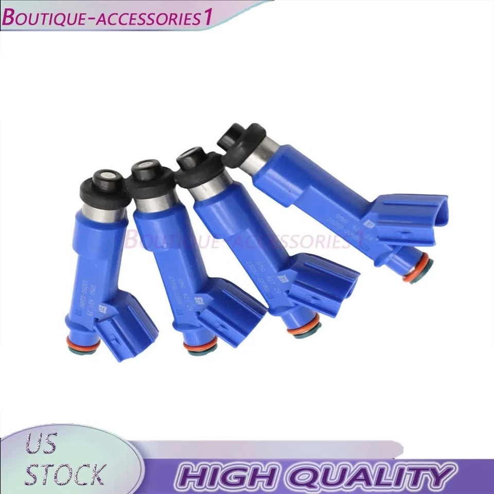 Nuevos inyectores de combustible 4 piezas para Toyota Corolla Matrix Pontiac Vibe 2004-2008 1,8 L Foto 3 de 4