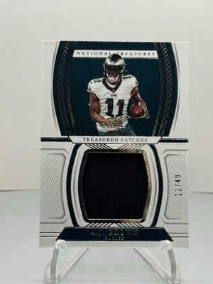 🔥AJ BROWN JERSEY # MATCH! 2022 National Treasures   Patches 11/49  (1/1) Eagles