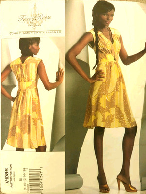 Vintage Vogue V1086 American Designer Tracy Reese Kleid Schnittmuster