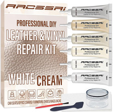 Cream Leather Repair Kit for Furniture, Vinyl Repair Kit for Car Seats, Couch, B