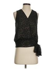 NWT Banana Republic Women Black Sleeveless Blouse XS