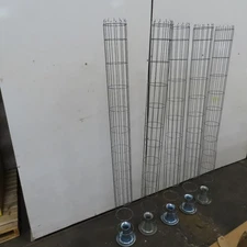 Menardi 72" L x 6" Steel Dust Filter Bag Cage Lot Of 5
