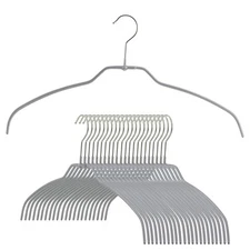 Reston Lloyd Ultra-Thin Non-Slip Space Saving Shirt Hanger, Style 42/FT,Silver