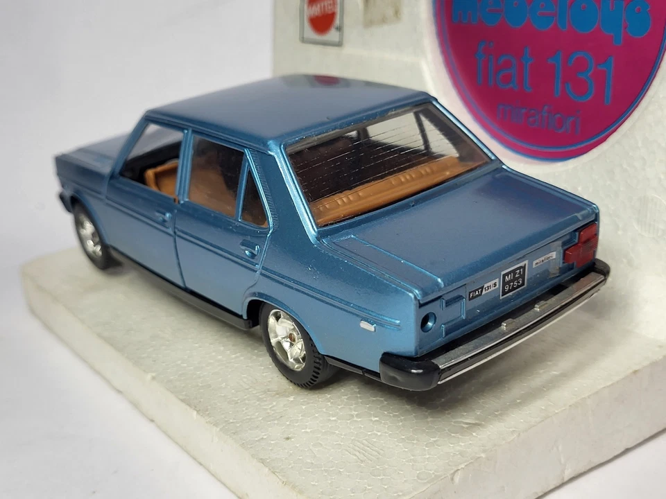 Vintage MATTEL MEBETOYS 1/25 FIAT 131 MIRAFIORI ref. Modellino auto 8585... - Immagine 4 di 4