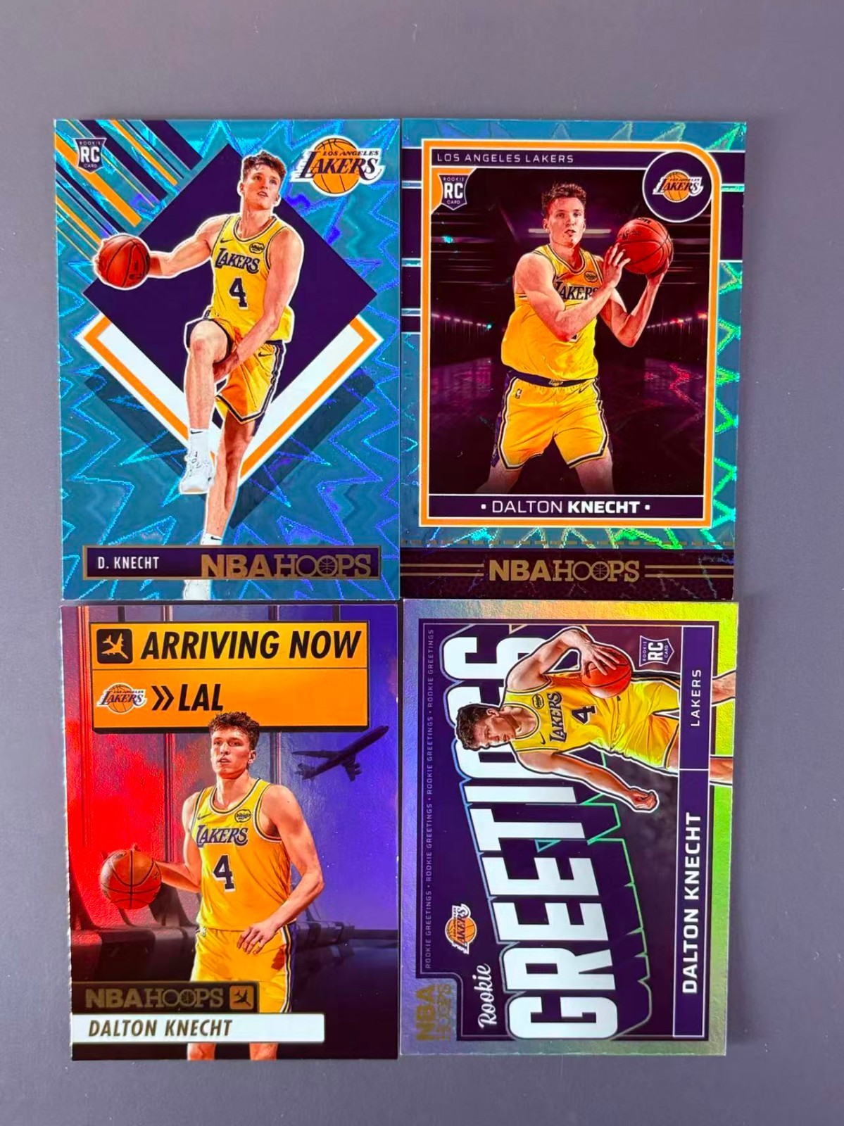 Dalton Knecht 2024-25 Panini NBA Hoops Tribute Teal Explosion RC #294