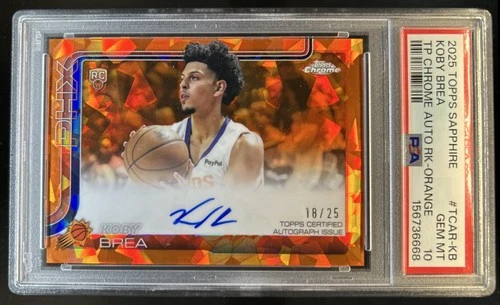2025 Topps Koby Brea Chrome Rookie Autographs (PSA 10)
