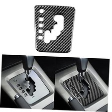 1pc Car Center Console Gear Shift Panel Decoration Gear Shift Panel a Black