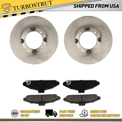 Front OE Brake Rotors Brake Pads Kit For 1991 1992 Hyundai Scoupe