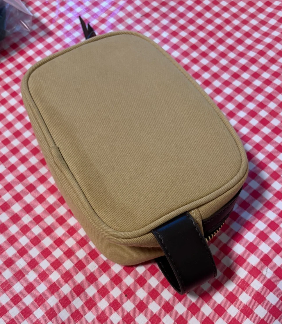 Filson x Alaska Airlines Empty Khaki Amenity Kit Bag